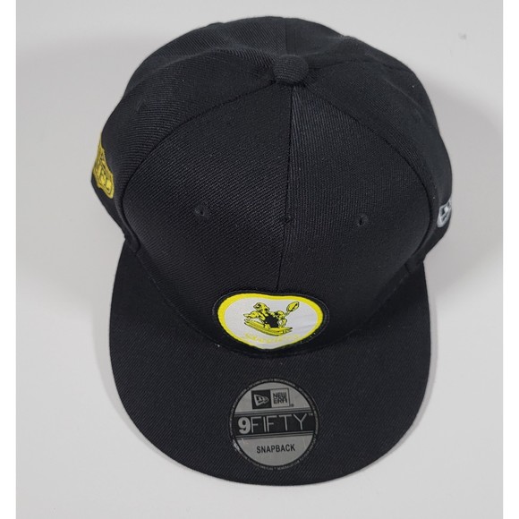 Pittsburgh Steelers New Era Adjustable NFL Hat Black Vintage Patch Snapback Cap. - Picture 5 of 9